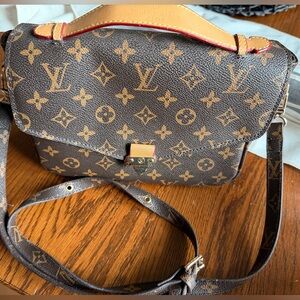 Louis Vuitton Brown and Tan Monogram Satchel - DUP